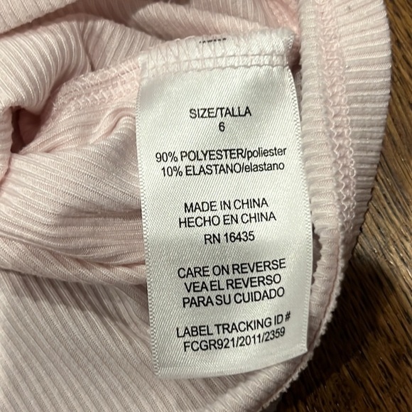 Young Hearts Girls Romper Pink Size 6 - Picture 3 of 4